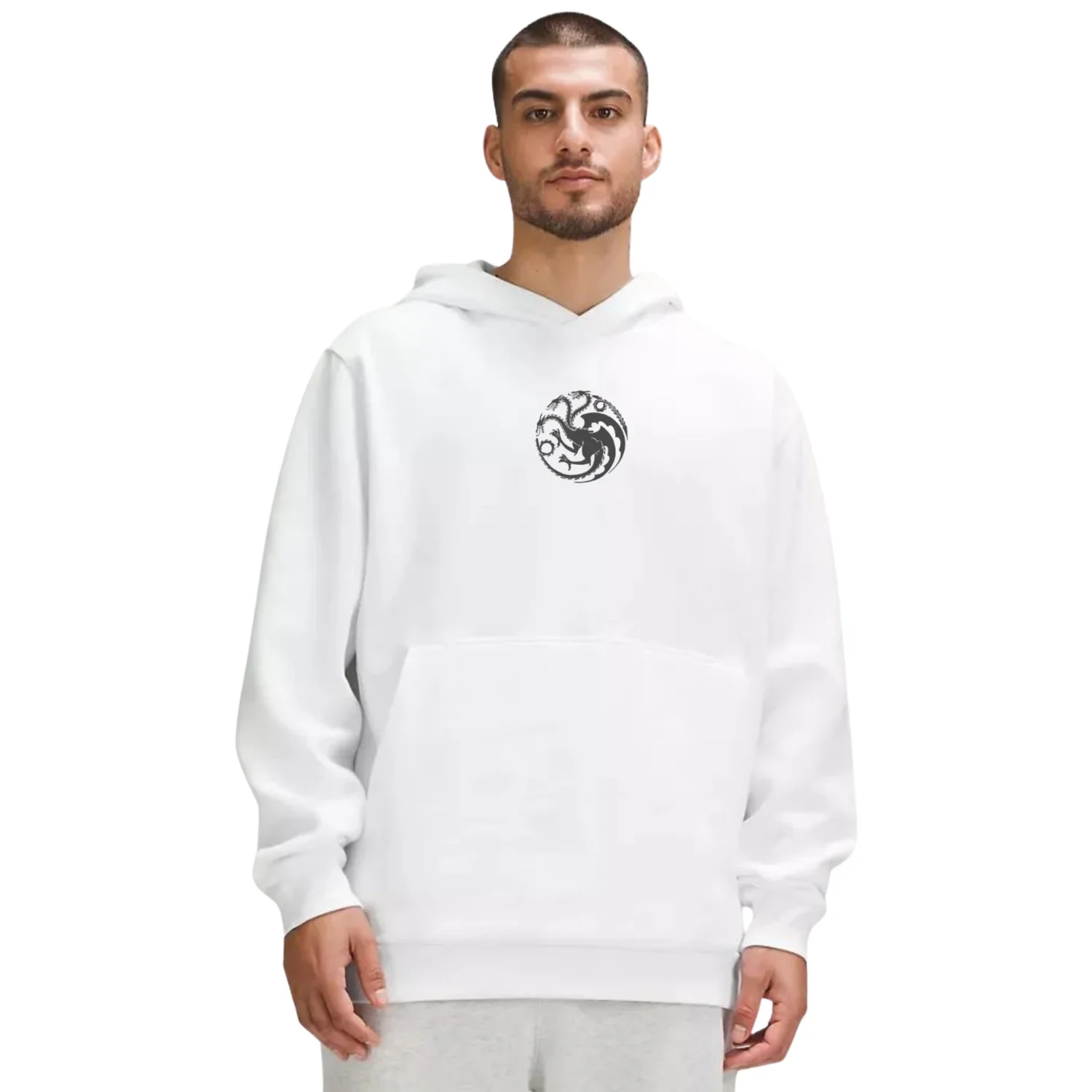 jovian attiare white men's hoodie inspired by got