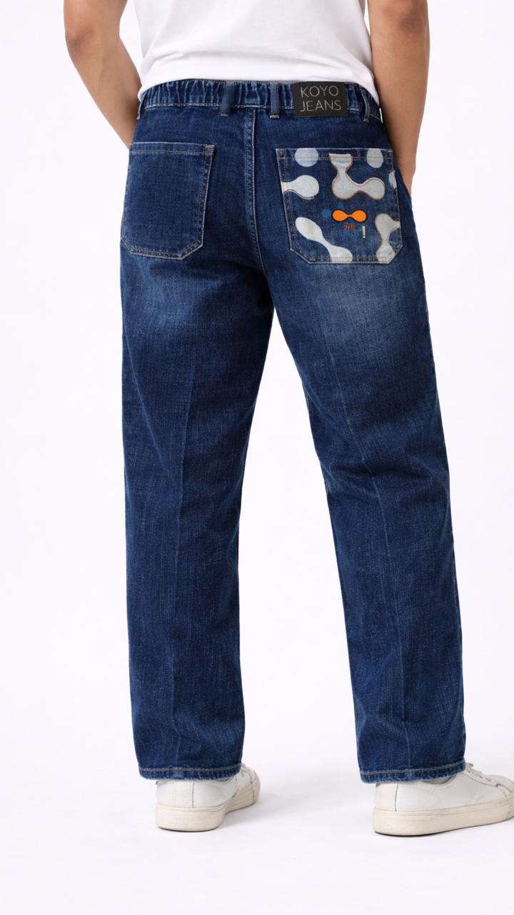 nakshi trends mens dark blue denim jeans