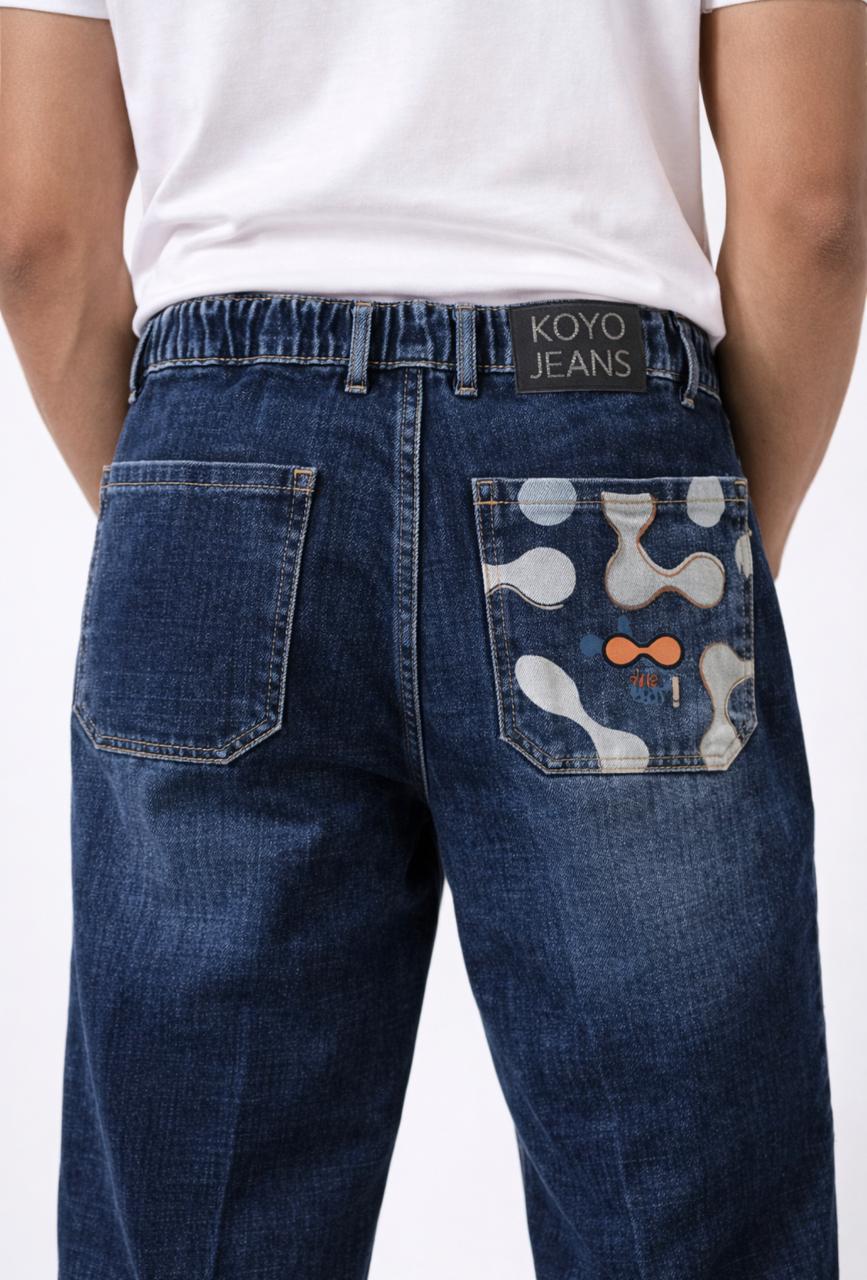 nakshi trends mens dark blue denim jeans