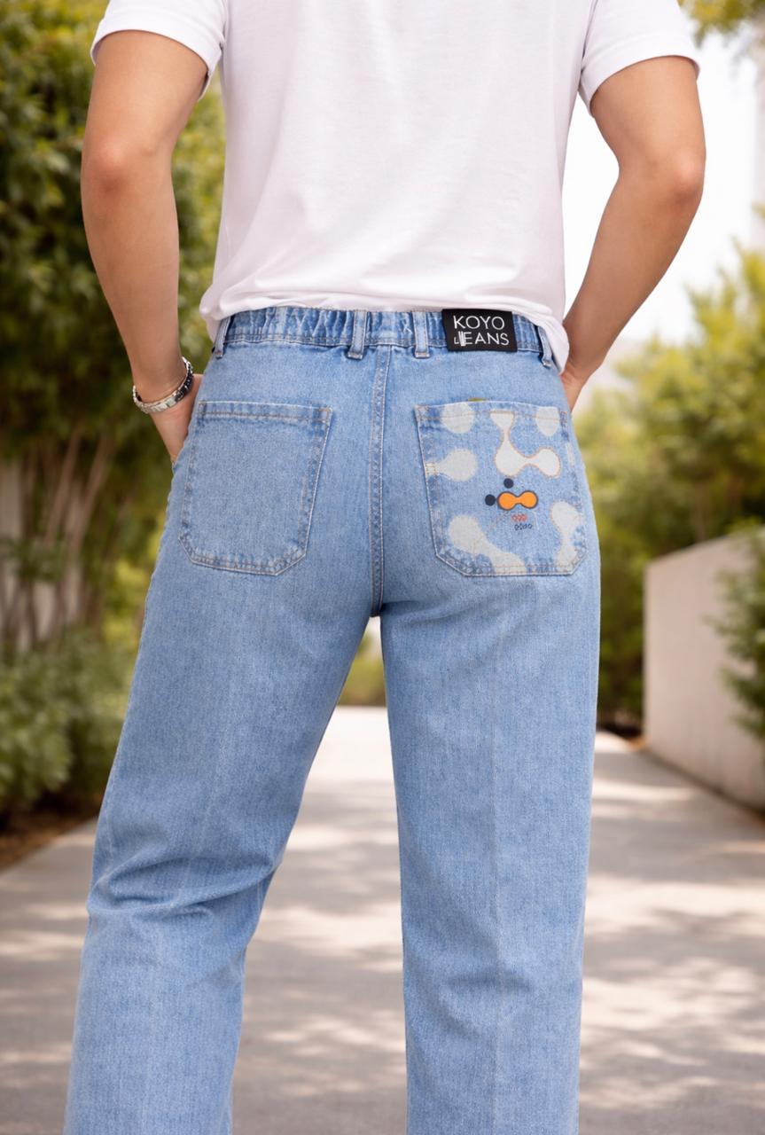 nakshi trends mens light blue denim jeans