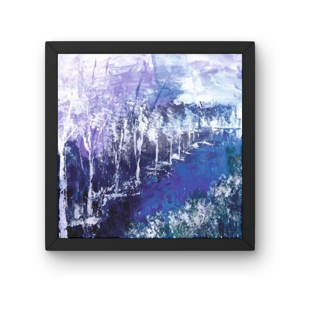 geesun crafts nature’s moodscape abstract wall art – set of 4 (dreamscapes)