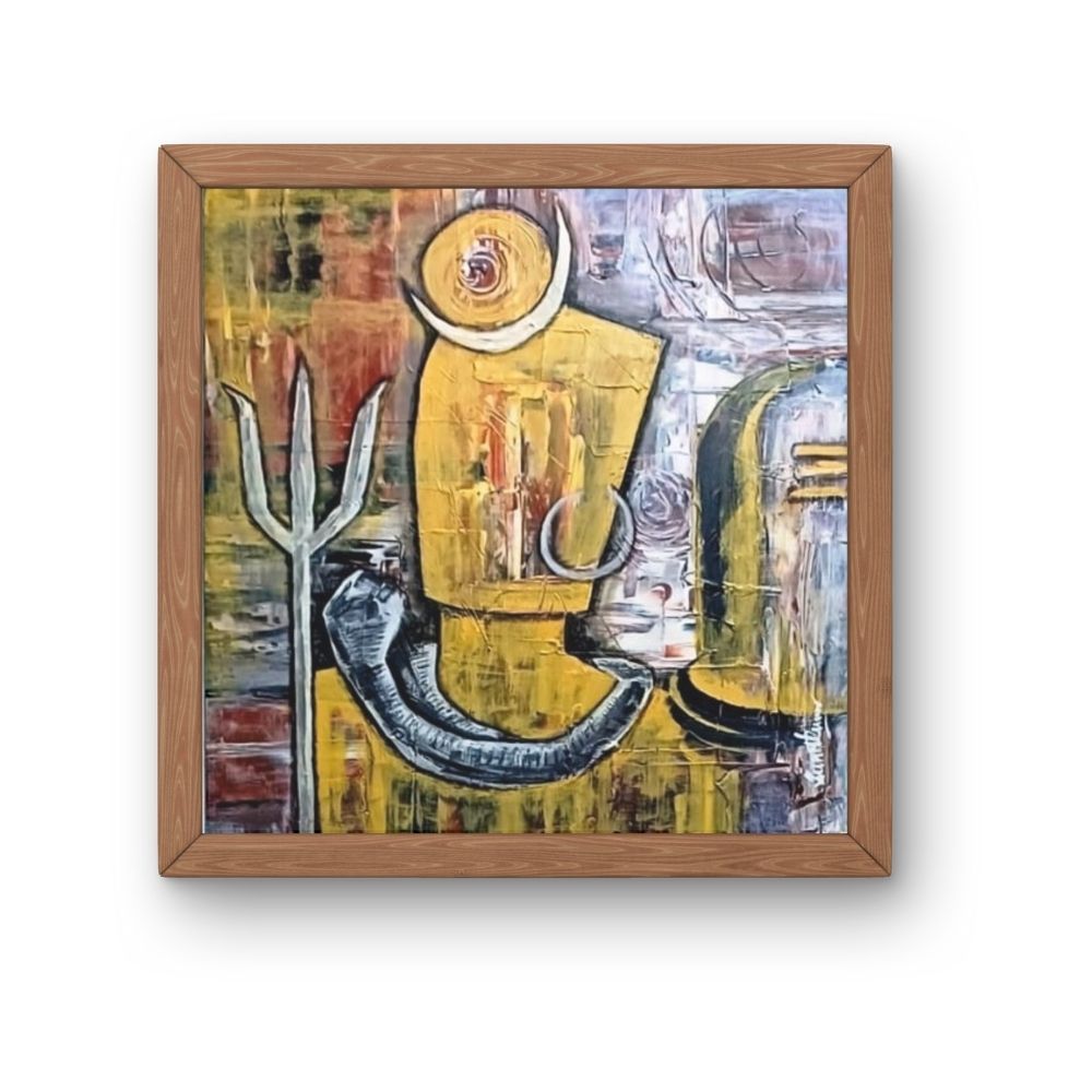geesun crafts abstract expression fusion wall art – set of 2 (sacred symbols)