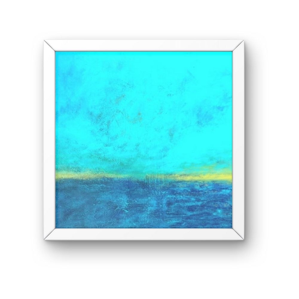 geesun crafts serene horizons abstract landscape wall art – set of 4 (seasons)