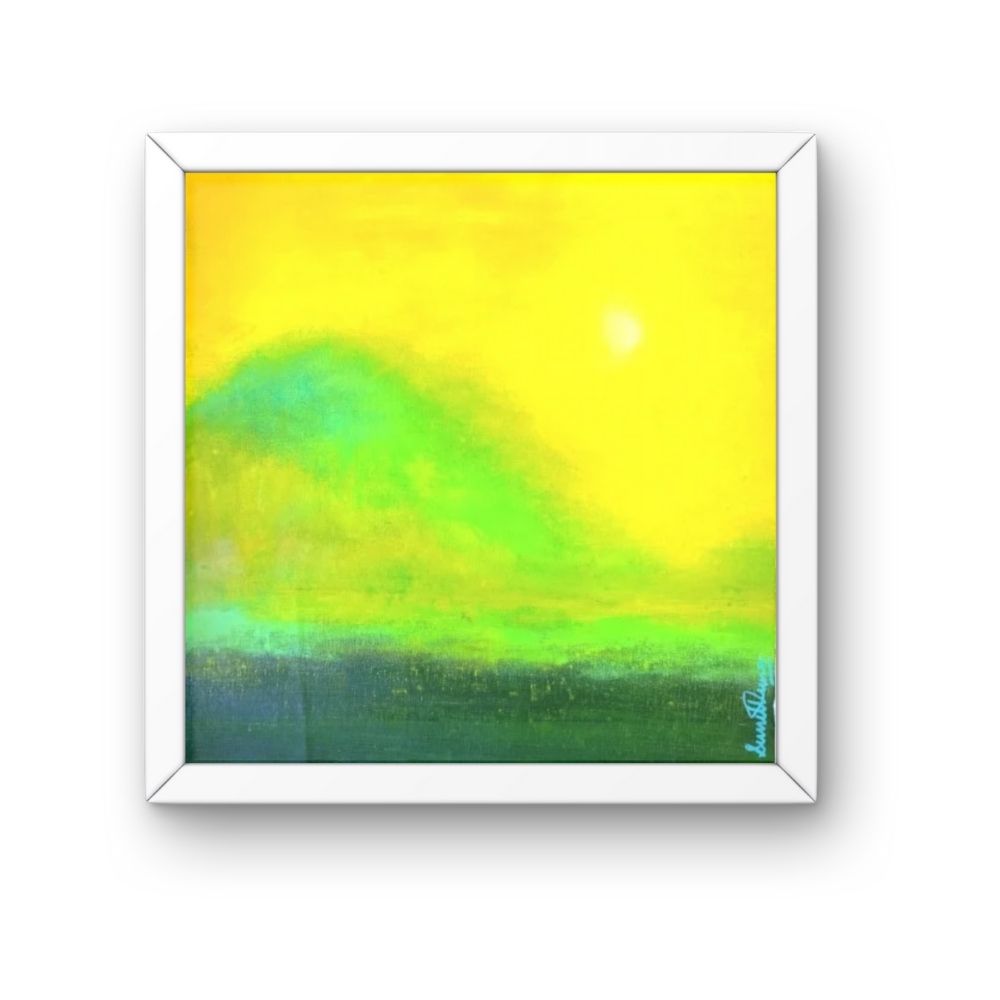 geesun crafts serene horizons abstract landscape wall art – set of 4 (seasons)