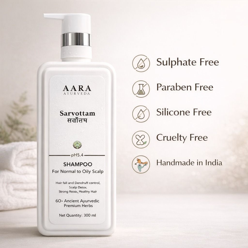 aara sarvottam shampoo for dry to normal scalp