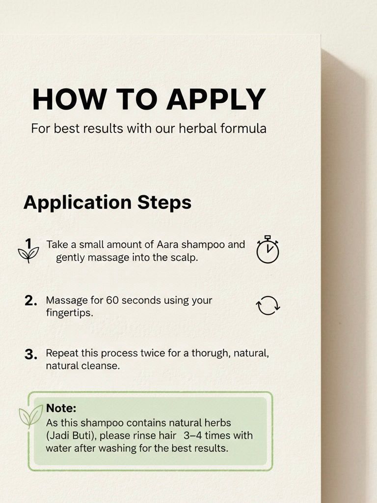 aara sarvottam shampoo for dry to normal scalp