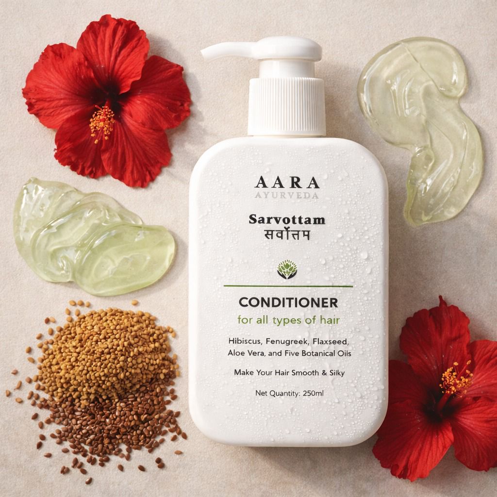 sarvottam herbal conditioner  for smooth & nourishes scalp | 250ml
