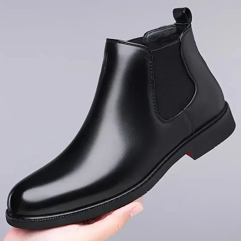 wugo::latest stylish men's black chelsea boots | 3