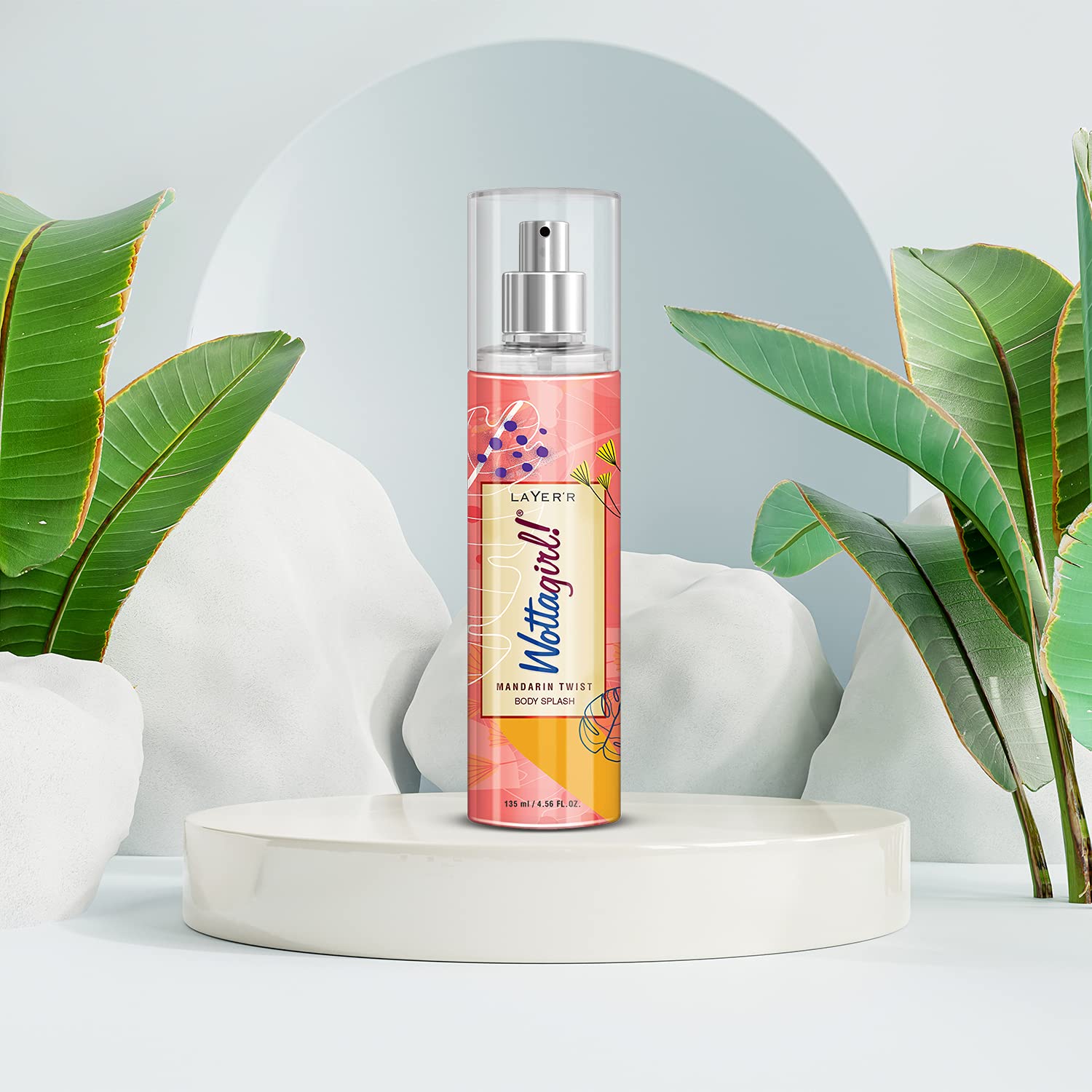 layer'r wottagirl body splash (spray) for women, 135ml (pack of 4)