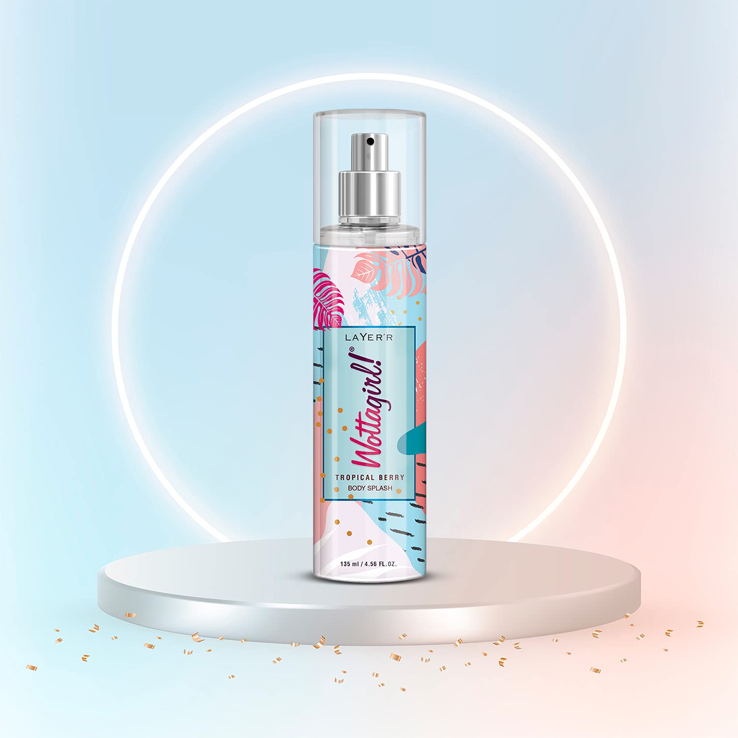 layer'r wottagirl body splash (spray) for women, 135ml (pack of 4)