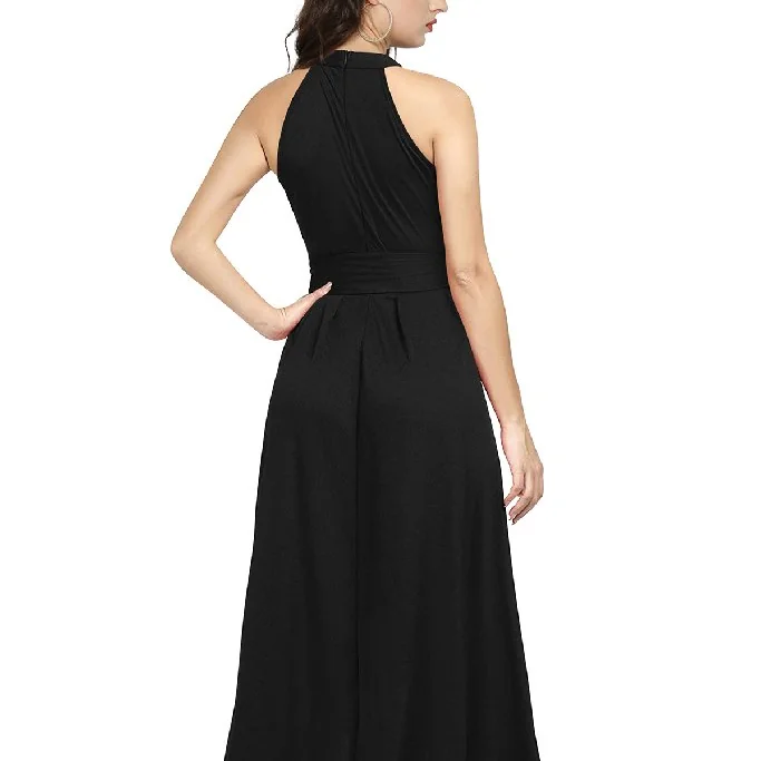 gorgeous black maxi dress for women