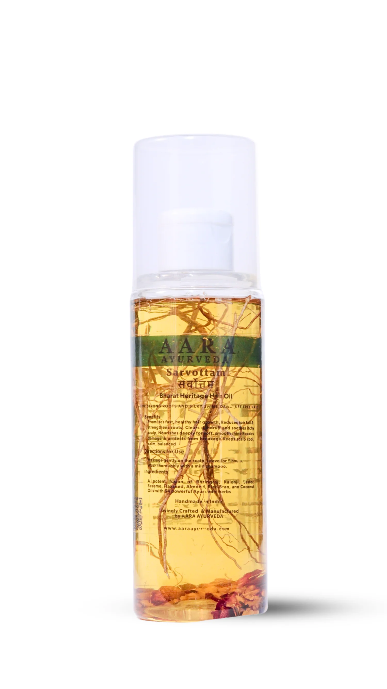 aara ayurveda sarvottam bharat heritage hair oil – anti-hair fall & root strengthening formula