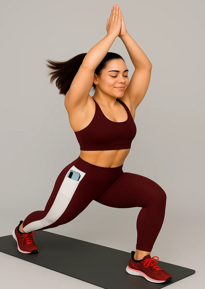 wugo latest stylish high gsm women active wear/gym-yoga pant for women's & girls maroon