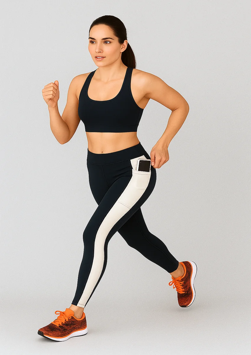 wugo latest stylish high gsm women active wear/gym-yoga pant for women's & girls navy blue