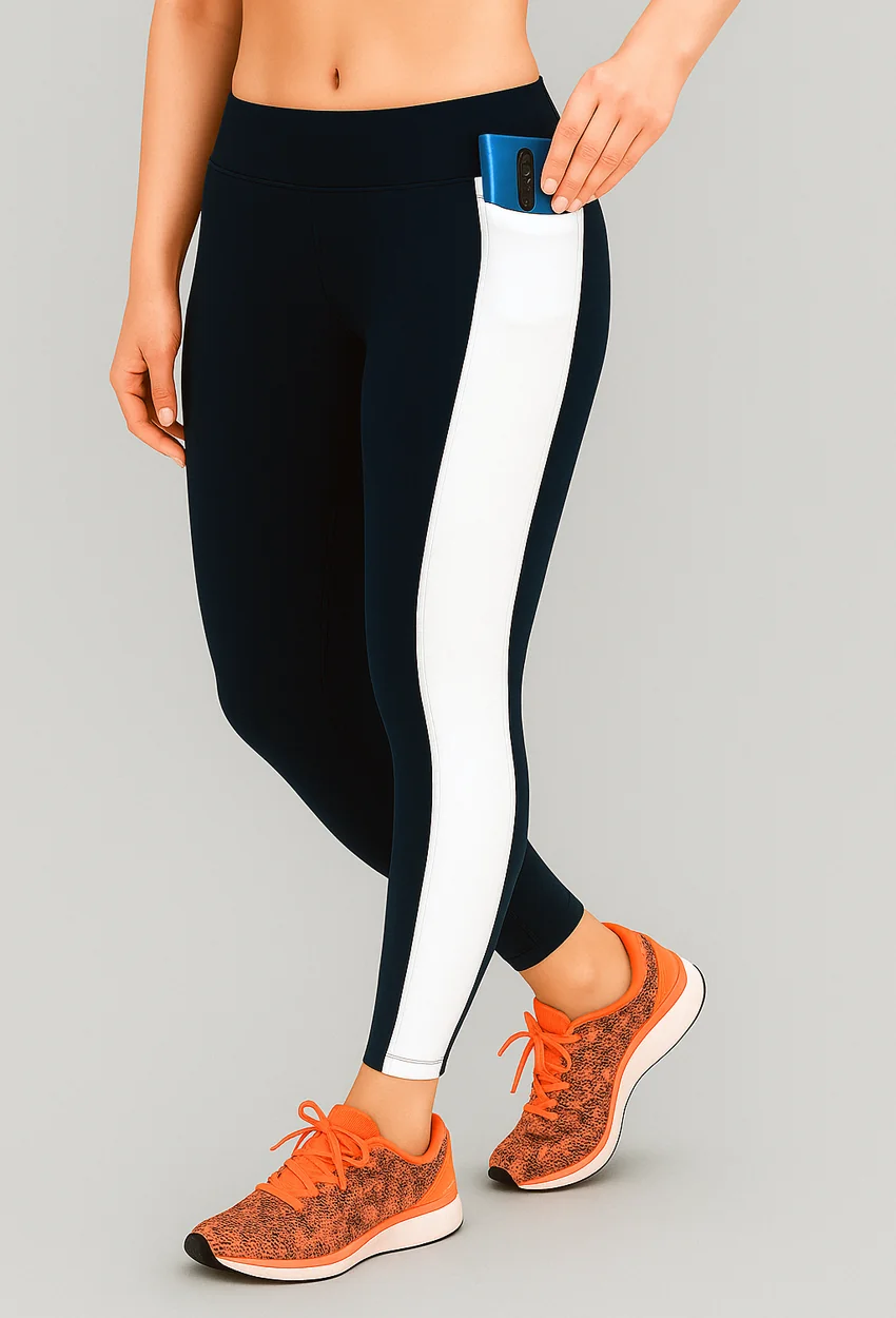 wugo latest stylish high gsm women active wear/gym-yoga pant for women's & girls navy blue