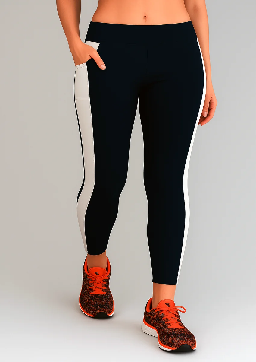 wugo latest stylish high gsm women active wear/gym-yoga pant for women's & girls navy blue