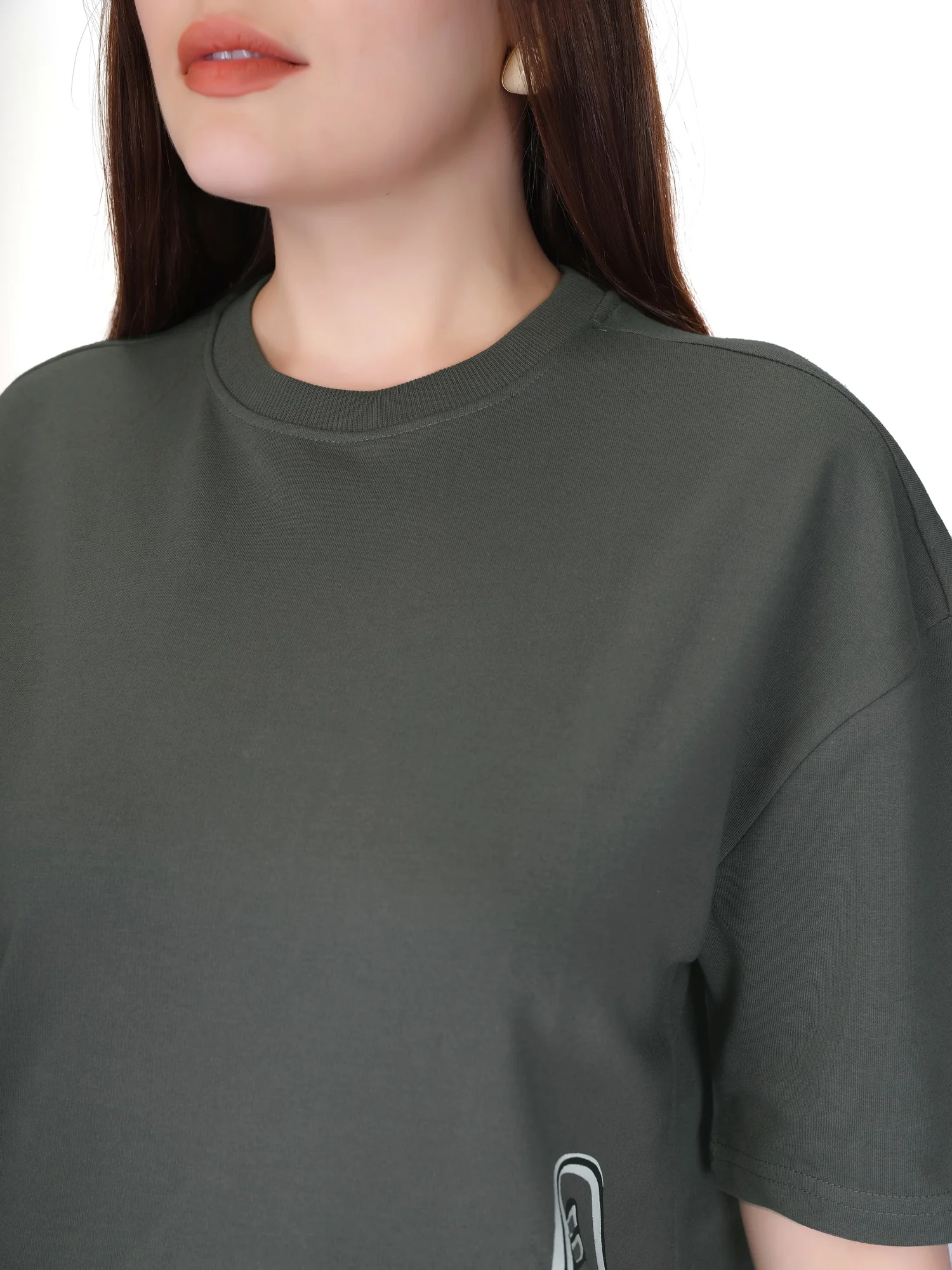dark grey hue story unisex oversized tshirt