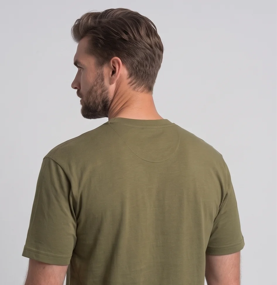 gravitees studios"atmavat sarvabhuteshu" sanskrit graphic t-shirt – olive green unisex oversized fit