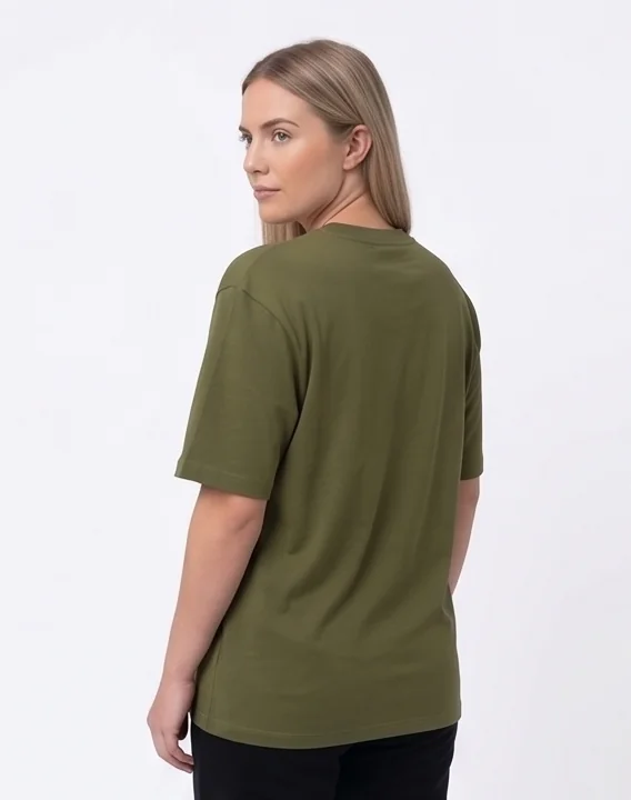 gravitees studios "pratikulataya shakti" sanskrit graphic t-shirt – olive green unisex regular fit